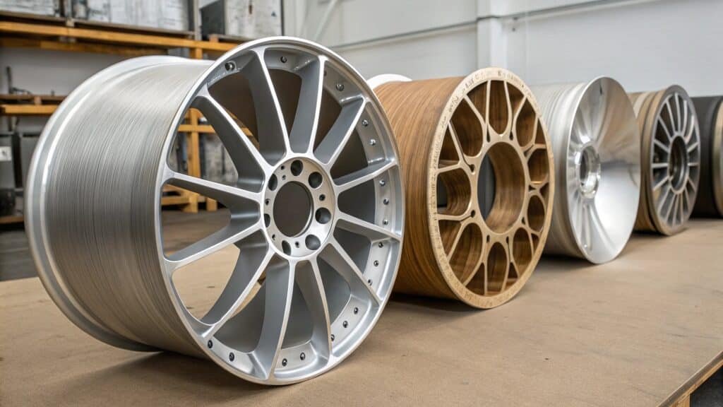 alt with keywords: chart showing the main alloying elements in common aircraft aluminum grades like 2024, 7075, 6061